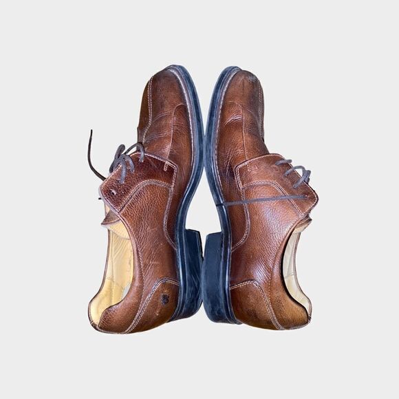 Studio Belvedere Brown Leather Shoes Size 10 D - Picture 5 of 5